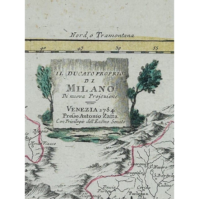 Double-page map, plate size 325 x 422 mm, hand-colored, with a decorative title cartouche. Shows administrative divisions,...