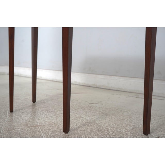 Traditional Maitland Smith no.8122-34 Mahogany Console Table For Sale - Image 3 of 12