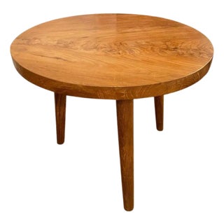 Andrianna Shamaris Mid Century Style Teak Wood Side Table For Sale
