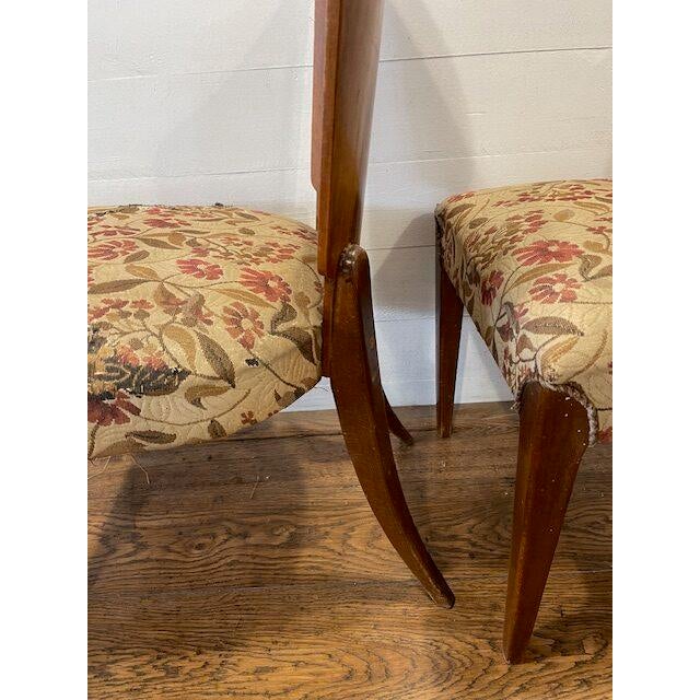 1930s Vintage H-214 Chairs by Halabala, 1930, Set of 4 For Sale - Image 5 of 11