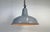 Industrial British Grey Enamel Factory Pendant Lamp from Benjamin Electric Manufacturing Company, 1960s For Sale - Image 16 of 18
