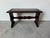 Vintage Italian Renaissance-Style Hand-Carved Wood Coffee Table / Bench For Sale - Image 4 of 12