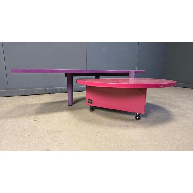 Rotating Burlwood Coffee Table by Maurizio Salvato for Saporiti Italia, 1980s For Sale - Image 6 of 15