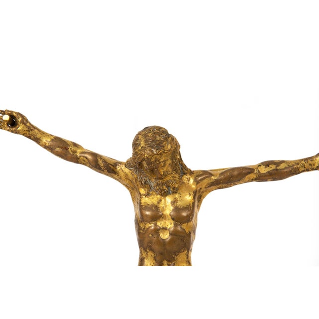 Metal Fine German Renaissance Gilt Bronze Corpus Christi, 17th/18th Century For Sale - Image 7 of 16