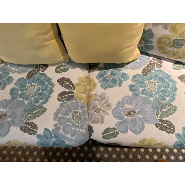 Late 20th Century 20th Century Bamboo Upholstered Sofa For Sale - Image 5 of 6