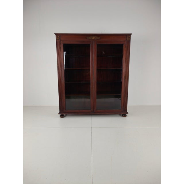 Mahogany Display Bookcase, 20th Century For Sale - Image 5 of 16