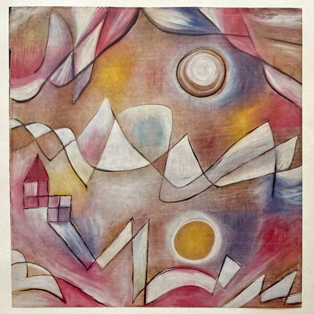 Paul Klee Vintage 1955 First Edition Modernist Lithograph Print " Arctic Thaw " 1920 For Sale - Image 10 of 10