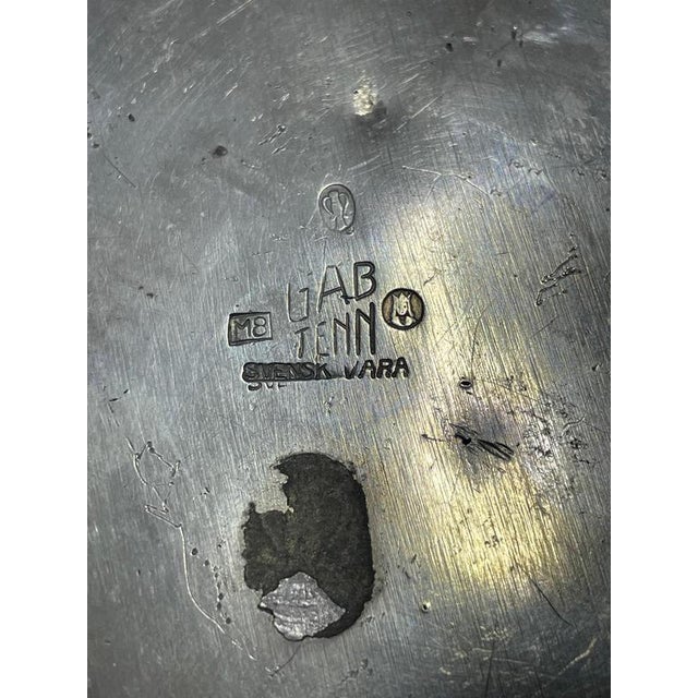Art Deco Pewter Box with Playing Card Motif from GAB, Sweden, 1930s For Sale - Image 6 of 7