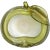 Vintage Murano Barbini Green Apple Gold Flecks Italian Art Glass Mid Century Decorative Bowl Ashtray For Sale In Orlando - Image 6 of 6