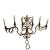Large Antique Wall Light in Wrought Iron, 1890s For Sale - Image 6 of 7