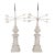 19th Century French Cast Iron Weather Vane, a Pair For Sale