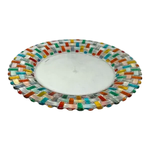 Venetian Glass Centerpiece Platter