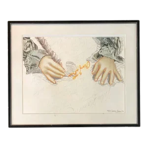 1976 Larry Rivers Big B Signs Up Lithograph Print