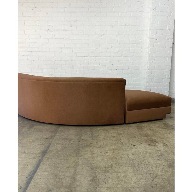 Post modern 1970’s modular sofa in the style of Mario Bellini, Gaetano Pesce, Ettore Sottsass, and Vladimir Kagan. Seats...