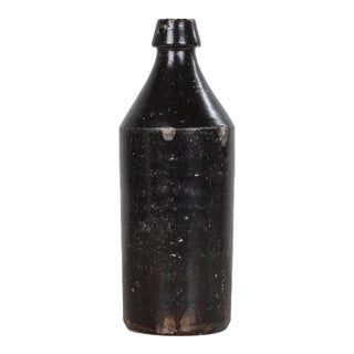 19th Century American Primitive Stoneware Ink Bottle For Sale