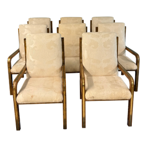 1970s Ebano Veneer Dining Chairs From Mastercraft - Set of 8