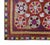 1980s 9x10.2 Ft One of a Kind Vintage Silk Embroidery Bed Cover. Red Wall Hanging For Sale - Image 5 of 6