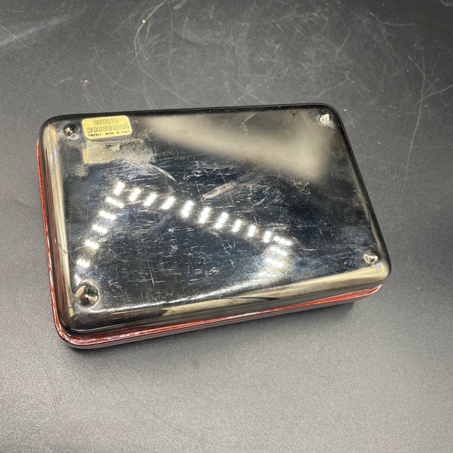 Giulio Benvenuti Vintage Italian Silver Plate Wood Lined Box For Sale - Image 9 of 12