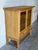 Brown In Style of Henning Kjærnulf Oak Glass Cabinet With Leaded Doors Vintage Danish Mid-Century Modern 1960s For Sale - Image 8 of 10