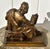 1910s Antique Spelter Victorian Style Scholar Figure on Base For Sale - Image 5 of 12