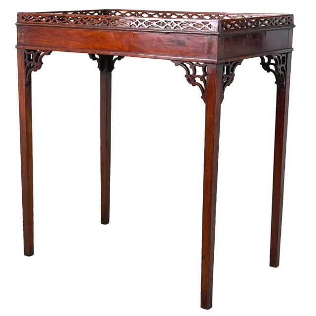 Georgian Central Standing Mahogany Silver Table, 1760 For Sale - Image 13 of 13