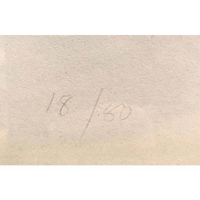 Robert Mangold, Large Aquatint Etching A Red Color MInimalist Abstract Etching Robert Mangold, 1979 For Sale In Miami - Image 6 of 11