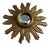 Mid-Century Sunburst Convex Mirror, 1960s For Sale