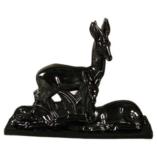 Art Deco Ceramic Group of Figures, 1930s For Sale