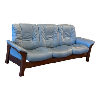 Ekornes Stressless Windsor High Back Sofa For Sale