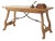 Antique Spanish Writing Desk or Console Table With Iron Stretcher - Circa Early 20th Century For Sale In Saint Louis - Image 6 of 7