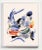 From M Frohman's "Blue Notes" series of abstract fine art prints. Painterly washes and inky strokes create a composition...