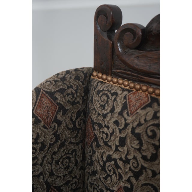 English Vintage Diminutive Doll or Youth Throne Chair For Sale - Image 12 of 18