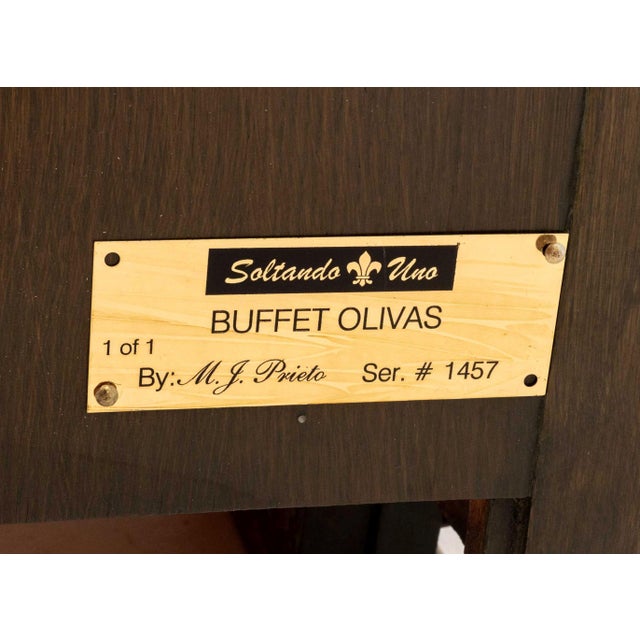 Jorge Prieto Custom Made Art Deco Style Buffet For Sale - Image 12 of 12