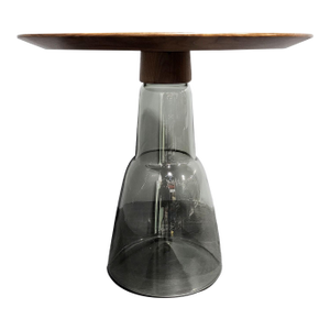 Beaker Venetian Glass End Table Attributed to Donghia