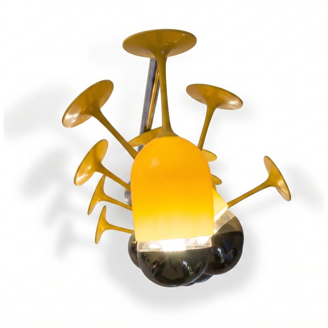 Metal La Couvèe Sculptural Floor Lamp by Dario For Sale - Image 7 of 11