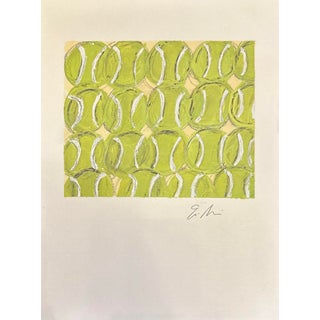 Erin Simon Original Abstract “Tennis Ball” Painting For Sale