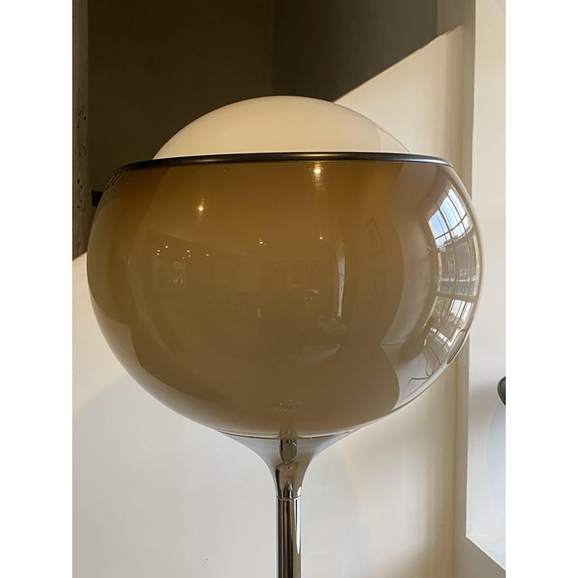 Vintage Chrome Floor Lamp by Guzzini for Iguzzini, 1970s For Sale - Image 17 of 18
