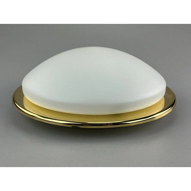 Space Age Glass Ceiling Light from Hustadt Leuchten, 1970s For Sale - Image 9 of 12