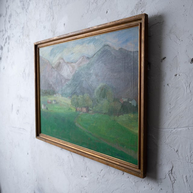 Palle Kierulf Mountain Landscape, Eidsbygda, Norge, c.1948 For Sale - Image 4 of 10