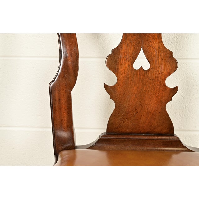 Kittinger Georgian Carved Mahogany Side Chair or Dining Chair For Sale - Image 9 of 17