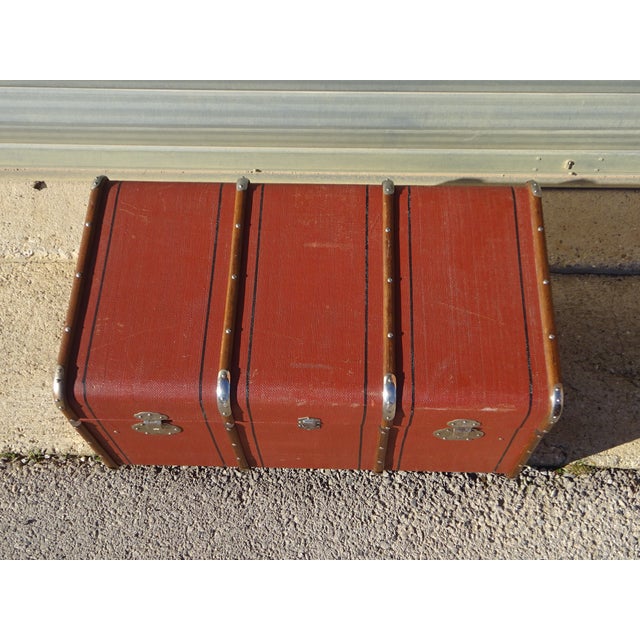 Vintage Cabin Trunk, 1930s For Sale - Image 6 of 18