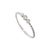 Gender: Ladies Metal Type: 14K White Gold Ring Size: 7 Width: 1.50 mm Weight: 1.03 grams Ladies 14K white gold, diamond...