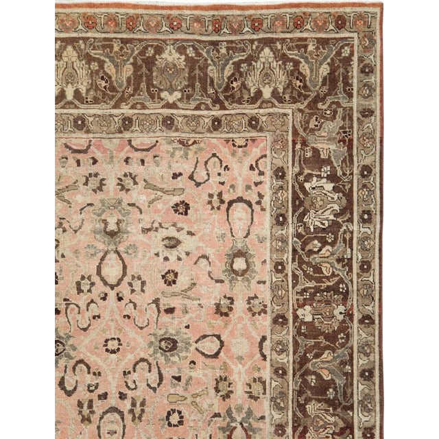 Rustic Galerie Shabab Collection Early 20th Century Persian Tabriz Carpet For Sale - Image 3 of 10