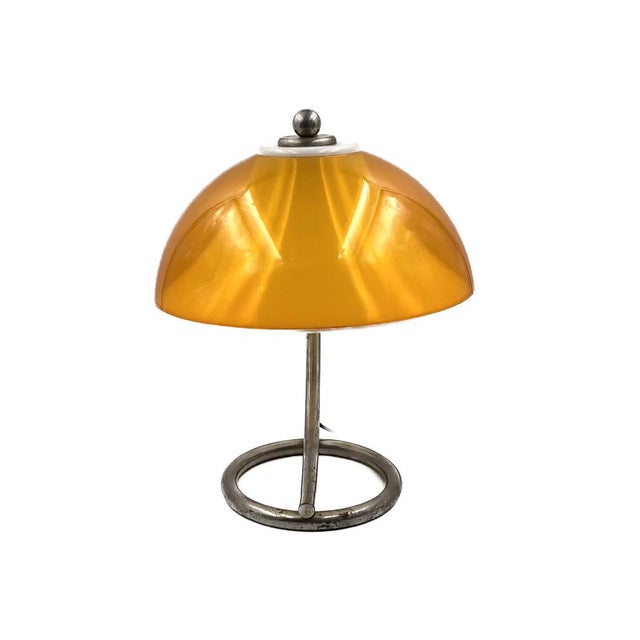Space Age Yellow Table Lamp, France, 1960s For Sale - Image 16 of 18
