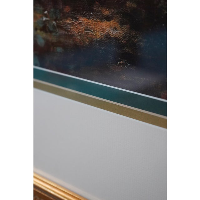 Traditional Framed Print of Oil Painting Front Door in Bloom For Sale - Image 3 of 11