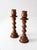 Vintage Modular Wood Candlestick Holders Pair For Sale - Image 11 of 18