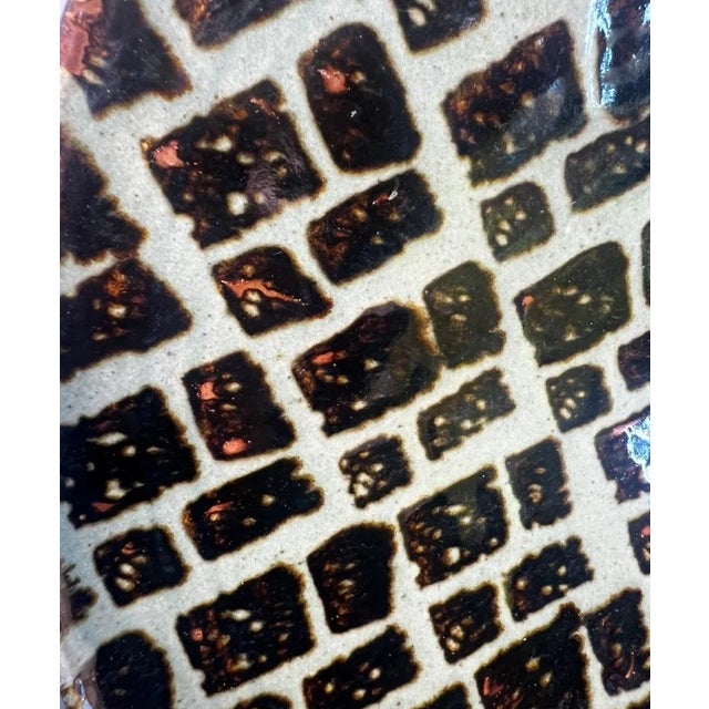 Brutalist 1980s California Studio Pottery Charger Centerpiece by Bruno Kark For Sale - Image 3 of 8