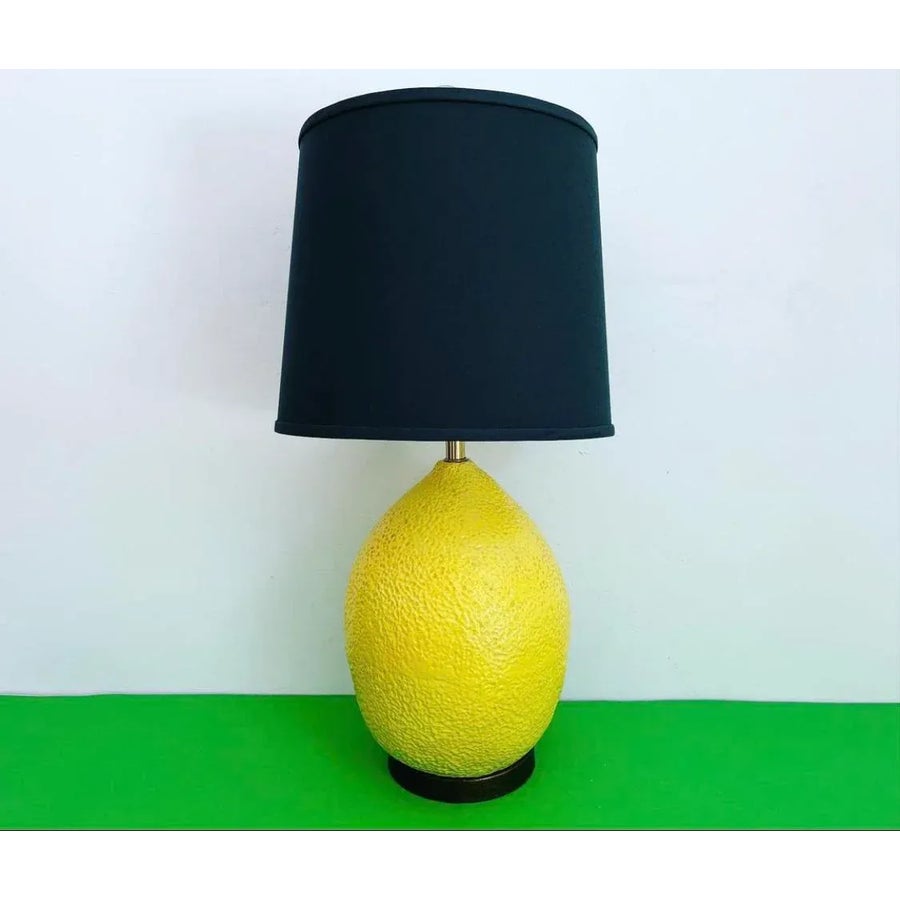 「Light Mellow Summer」 Oversize Lemon Lamp by Hanson & Shade, C1970 | Chairish