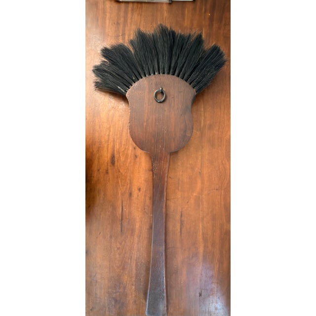1900 - 1909 Folk Art Carved Wood Hearth Brush - Biltmore Estate Industries For Sale - Image 5 of 11