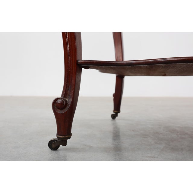 Walnut Louis XV Nightstands with Carrara Marble Tops, France, 1900, Set of 2 For Sale - Image 16 of 17